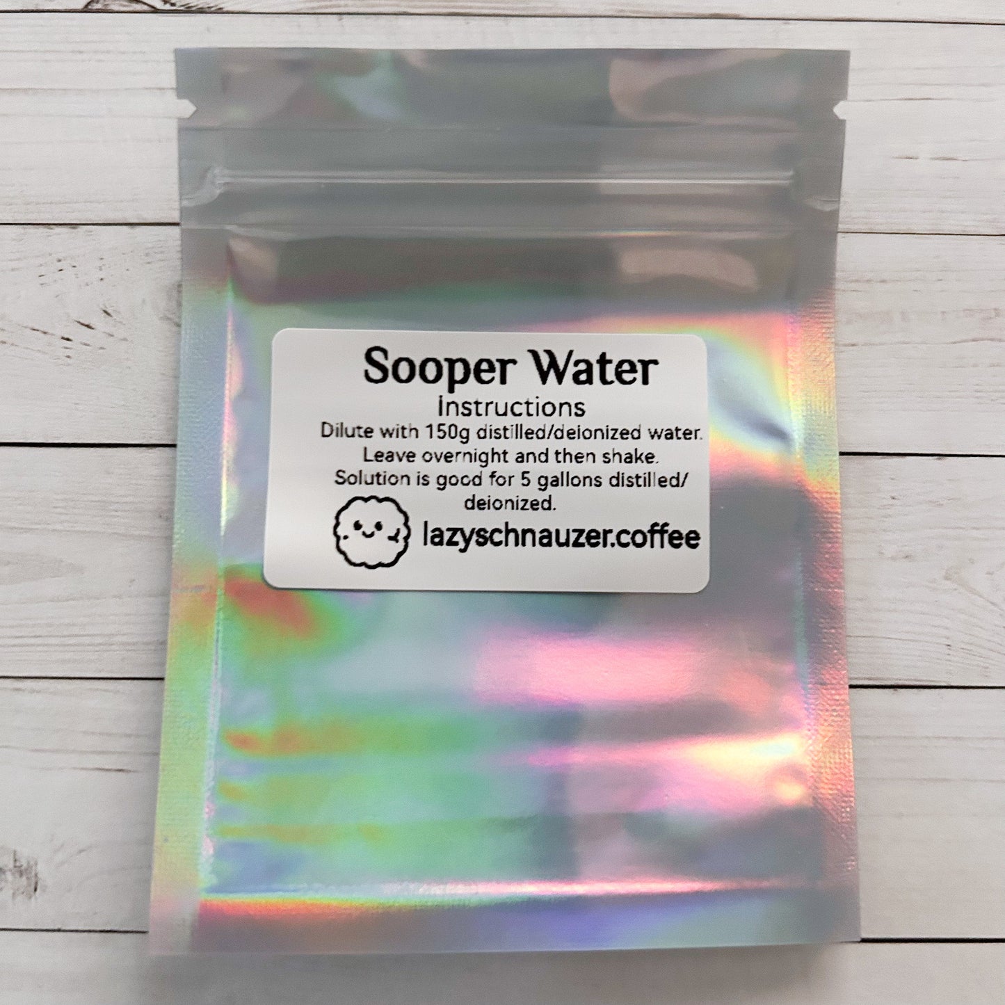 Sooper Water Mineral Pack (makes 5 gallons)